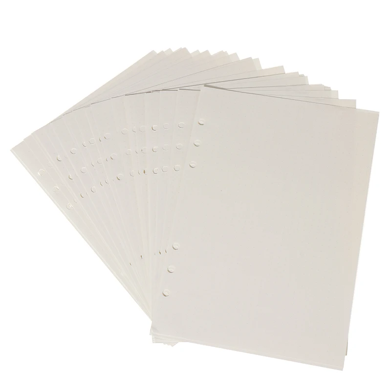 Блокнот в сетку с 6 отверстиями Заправка для дневника вкладыши A5 ежедневного