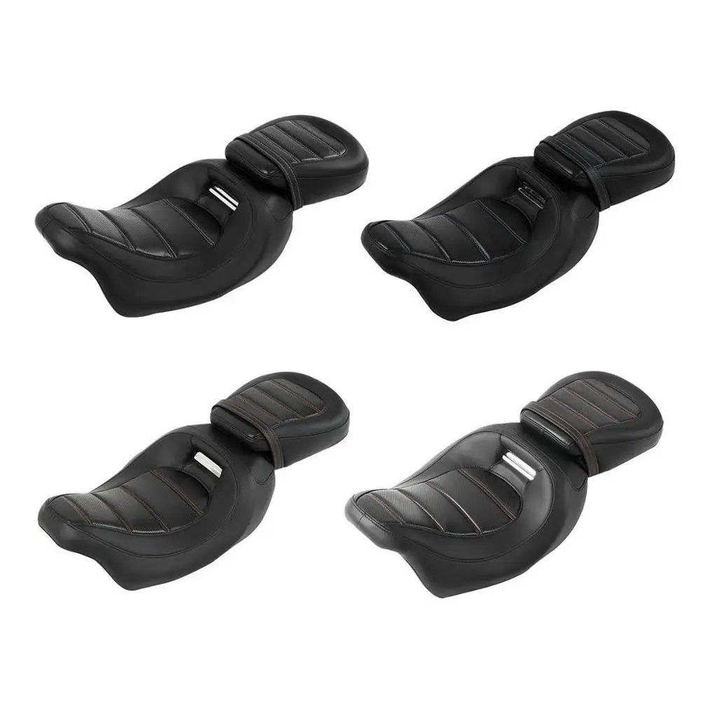 

Motorcycle Driver & Passenger Seat Pillion For Harley Touring Street Road Glide 2009-2020