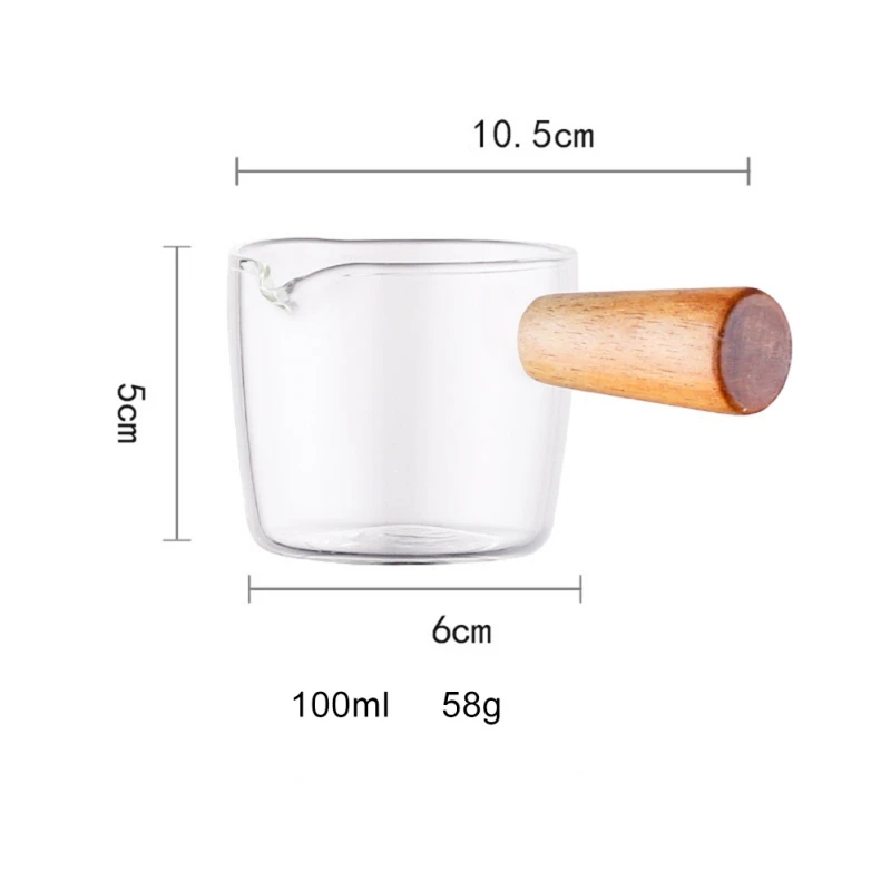

s_Multi-functional Taste Dish Coffee Mini Milk Pan Glass Sauce Vinegar Plate Gravy Boats With Handle