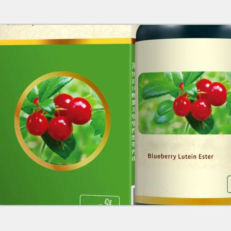 

60/120/180pcs Blueberry Lutein ester, adult students children eye protection 60 pcs/bottle,have antioxidant,Improve vision