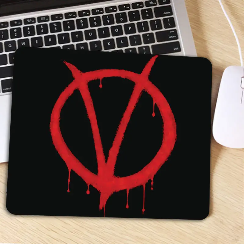 

Patterned V for Vendetta Mouse Pad Anti-Slip Laptop PC Mice Pad Mause Mat Mousepad For Optical Laser Big Promotion