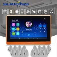 smart stereo wall amplifier bt wifi android class d digital sound subwoofer audio pa ceiling speaker home theater system