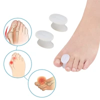 silicone gel toe separators bone thumb corrector big toes protector hallux valgus correction orthopedic bunion foot care tools