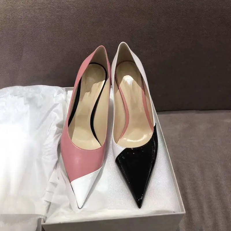 

Dilalula Colored Leather Genuine Leather Inside High Heels Women Shoes High Heel Shoes High Quality Girls New Brand Women Heels
