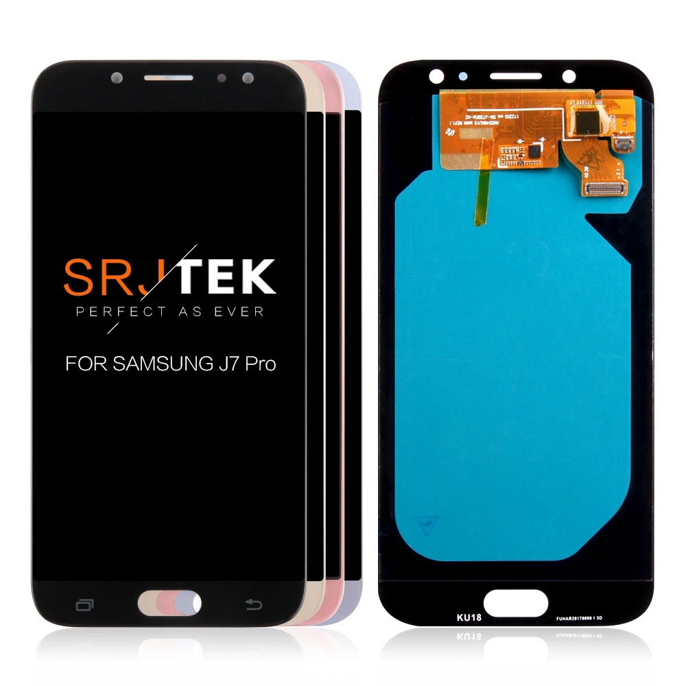 

5.5'' Amoled For Samsung Galaxy J730 LCD J730F LCD J7 Pro Display 2017 With Touch Screen Digitizer Assembly Brightnes Adjustment