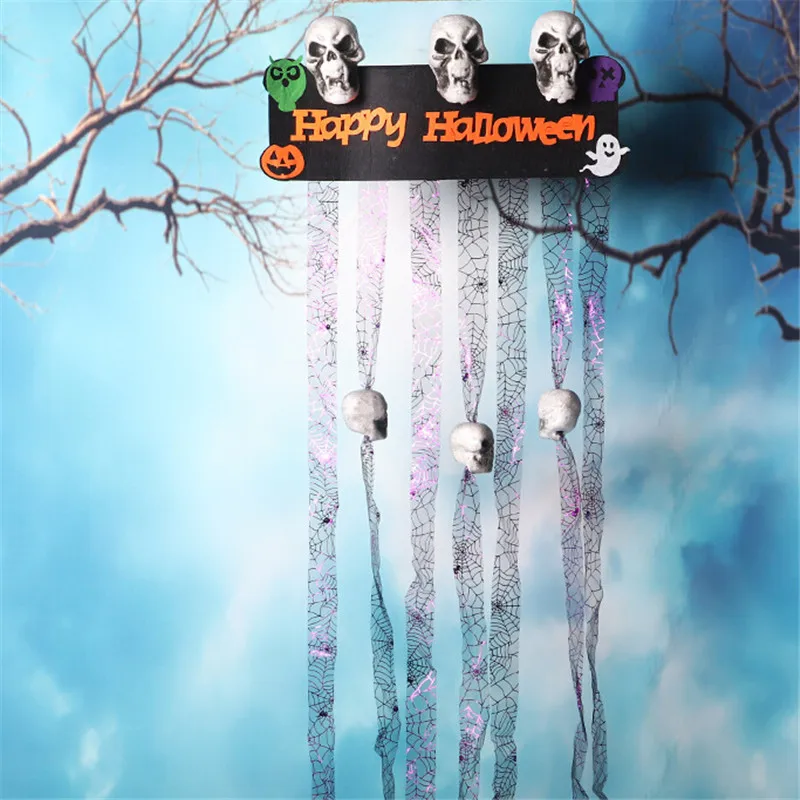 2019 череп Хэллоуин подвесной дом с привидениями Грим жнец бутафория для Хэллоуина