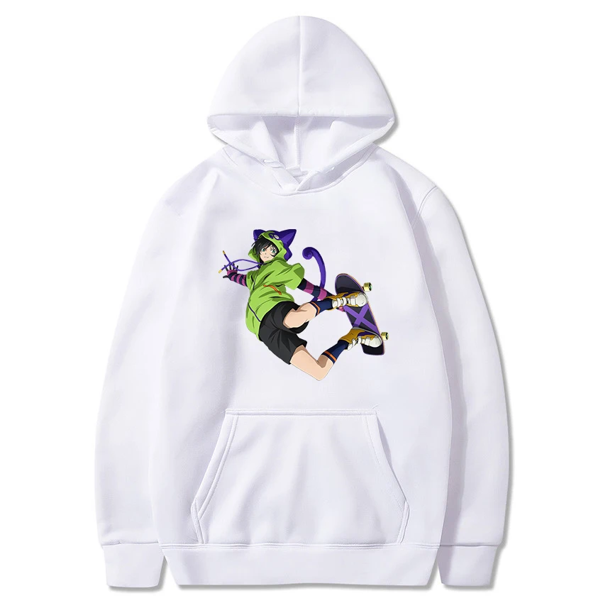 

SK8 The Infinity Hoody Japanese Anime Cartoon Hoodies Kawaii Chinen Miya Print Sweatshirts 2021 Men Women Streetwear Female Tops