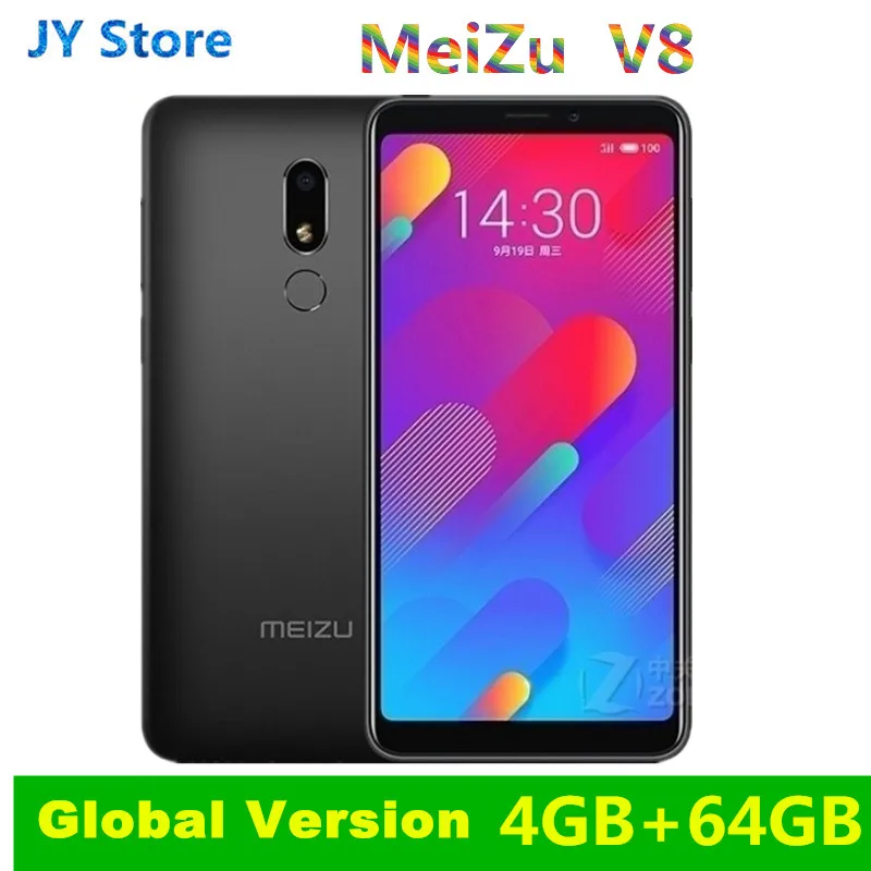 Смартфон Meizu V8 M8 с глобальной прошивкой 4 ГБ 64 Восьмиядерный процессор Helio P22