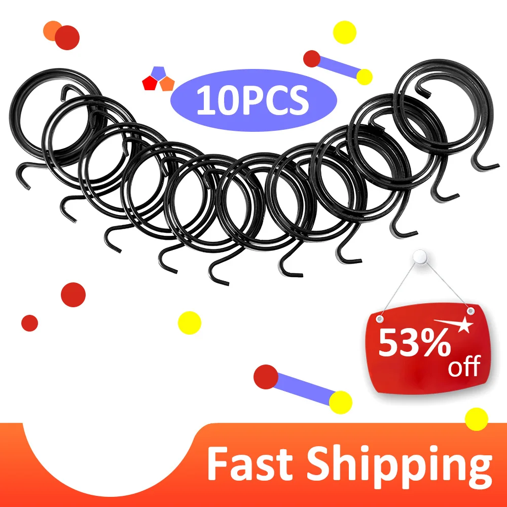 

10pcs Replacement Spring for Door Knob Handle Lever Latch Internal Coil Repair Spindle Lock Torsion Flat Section Wire
