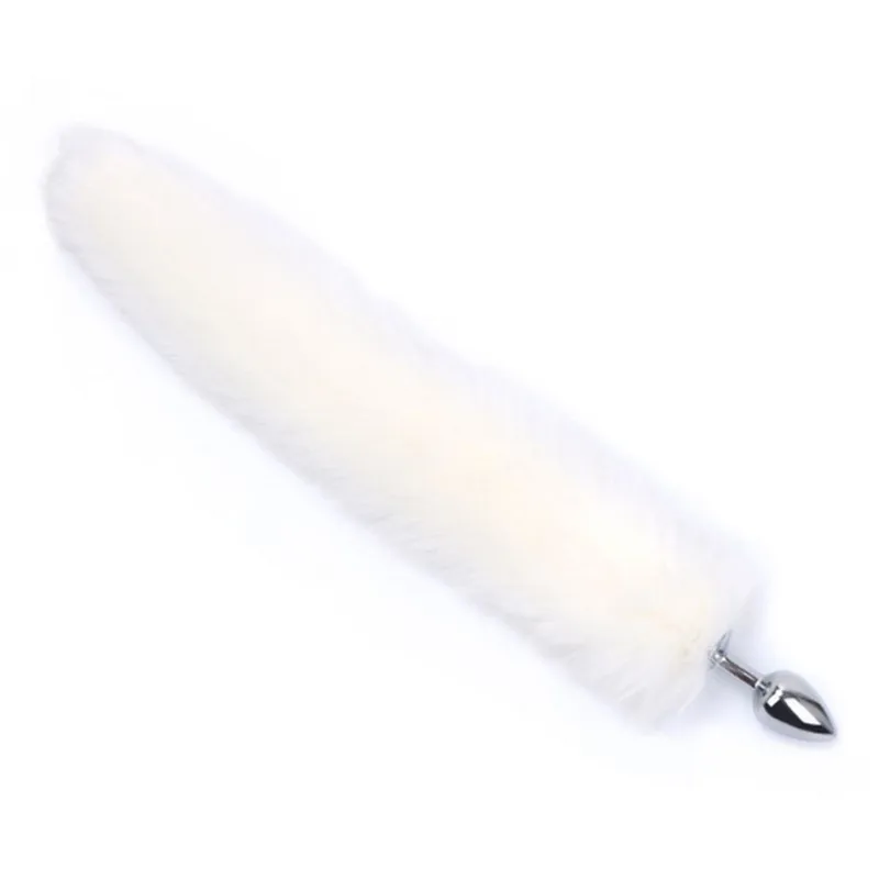 BDSM Dog Fox Tail Anal Plug Sexy Toys Metal Fake Furry Butt Flirt Anus for Women Gay Games Product Couples | Красота и здоровье