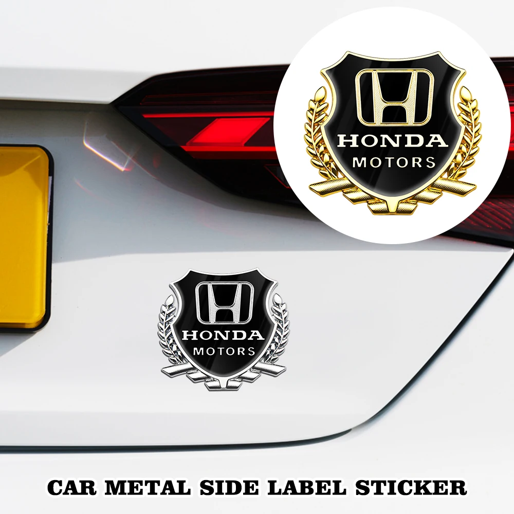 Модные автомобильные 3D металлические наклейки 2 шт. значок на дверь боковое окно