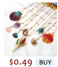 Bohemian Gold Seashell White Rope Necklace Natural Shell Choker Women Best Friend Collares Necklaces Gift Jewelry schelpen ket