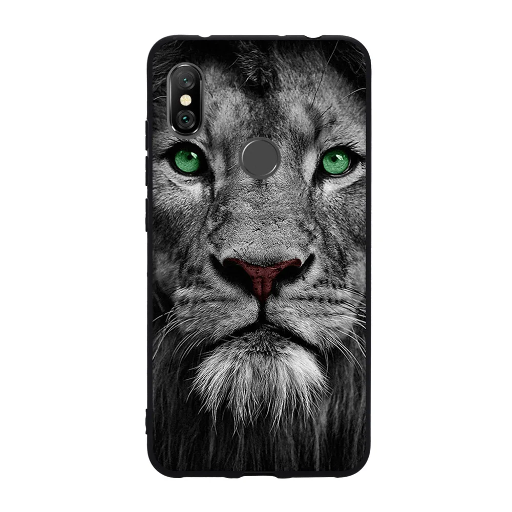 for xiaomi redmi note 6 pro phone case silicone for xiaomi redmi note 6 bumper housing 3d printed for redmi note 6 pro funda free global shipping