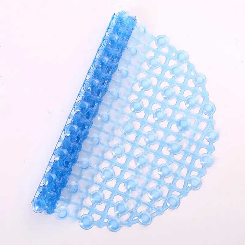 PVC Plain Oval Water Drop Bathroom Non-slip Mat Bath Bedroom Floor Shower Absorbent Carpet Four-color Choice New | Дом и сад