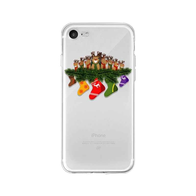Новогодние подарки Babaite аксессуары для телефонов Apple iPhone 8 7 6 6S Plus X XS max 5 SE