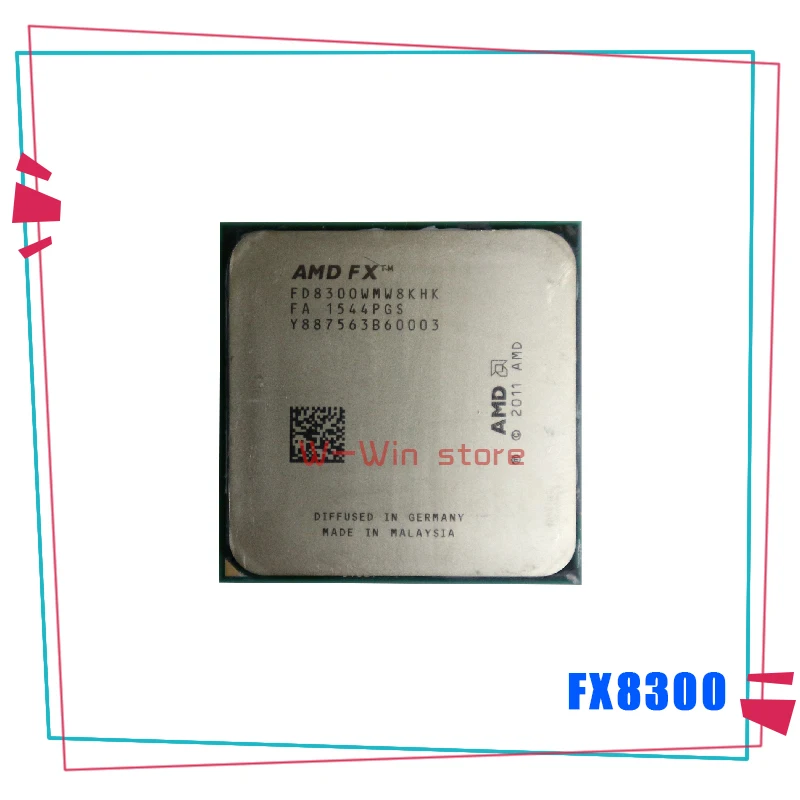 Процессор AMD FX серии 8300 FX8300 3 ГГц Восьмиядерный процессор 8 м сокет AM3 + FD8300WMW8KHK 95 Вт