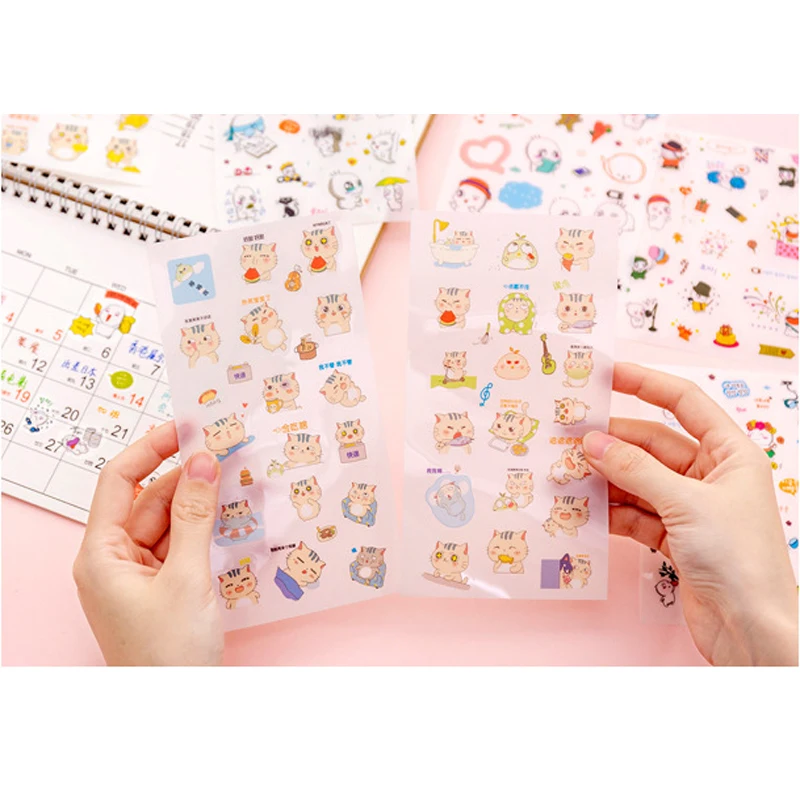 20packs Lovely Sticker Animals stickers decoration scrapbooking sticker happy planner Wedding Decoration Memo Box Gifts for Kids | Дом и сад
