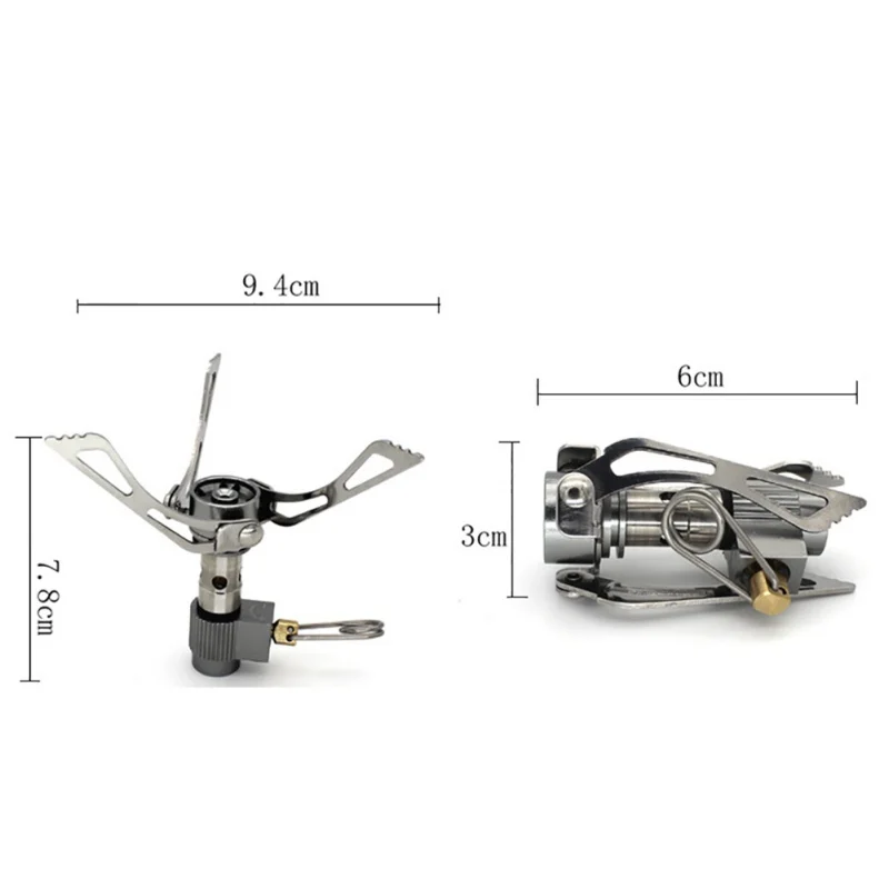 Мини наружная Портативная Складная печь для кемпинга газовая плита выживания 3000