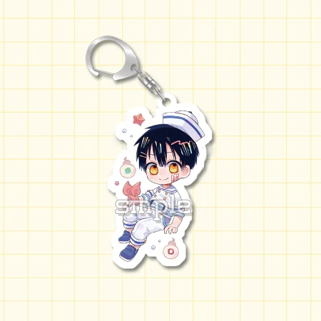 

Anime Toilet-Bound Hanako-kun Yugi Amane Cosplay Cartoon Transparent Acrylic Figure Keychain Key rings Charm Bag Pendants Gifts