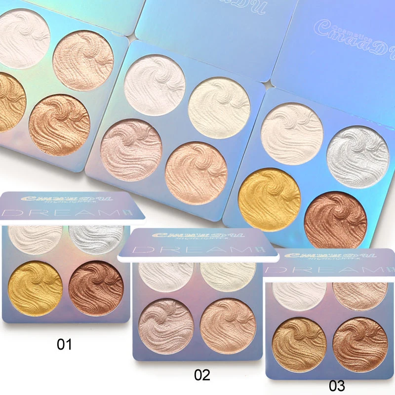 16 Colors Highlighter Powder Glitter Palette Makeup Glow Face Contour Shimmer Illuminator Ginger Highlight Cosmetics |