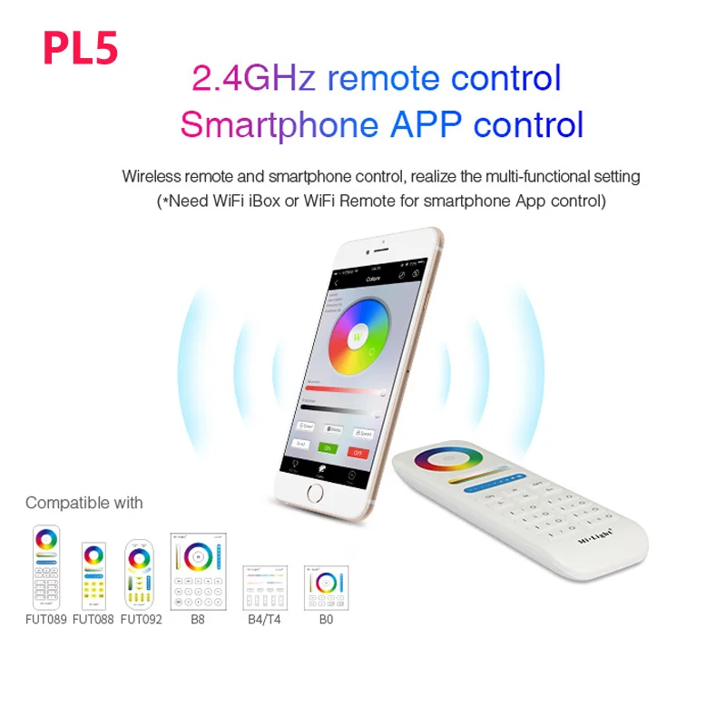 MiBOXER PL2/PL5 40 Вт цветная светодиодная панель Temeraturep RGB + CCT питание драйверсветильник