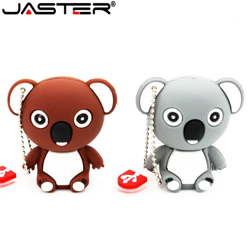 Флешка JASTER lovely animal koala 64 ГБ 16 32 usb флеш накопитель милый U диск креативная карта