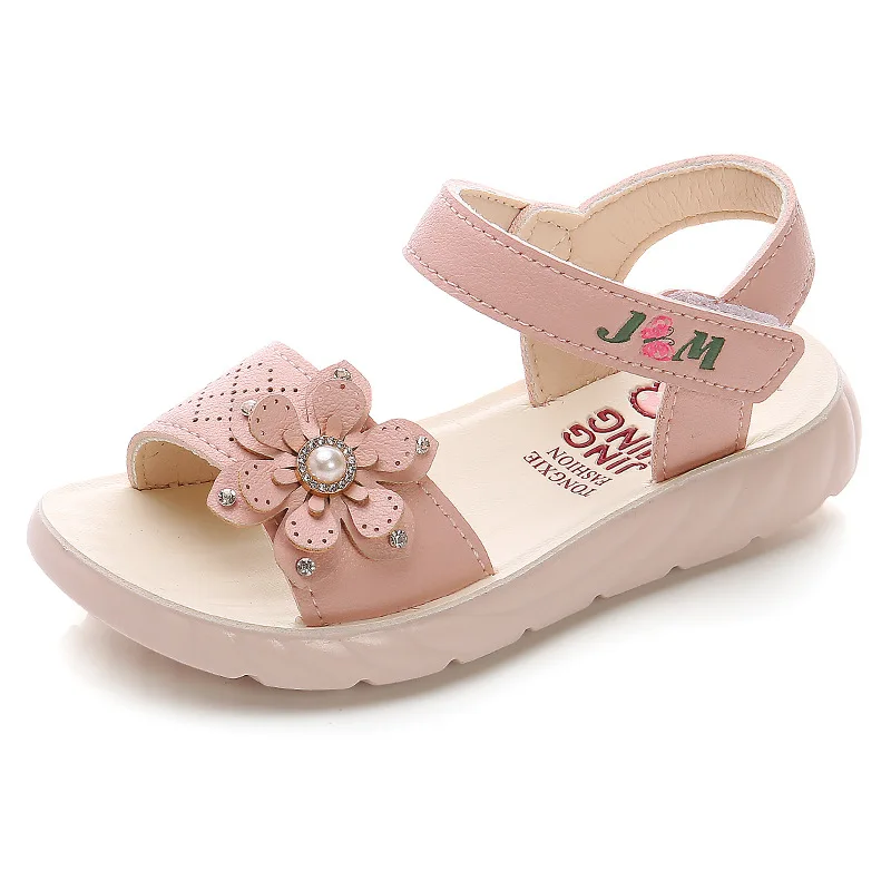 

COZULMA детская одежда с цветочным принтом; Пляжные сандалии для детей, с застежкой-липучкой Летняя обувь на мягкой подошве; Модные сандалии со стразами; Доступны в разной расцветке; Размеры 21-37девушка