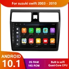 Автомагнитола на Android 10,1, мультимедийный плеер для Suzuki Swift 2003, 2004, 2005-2010, Авторадио, 2Din, видео, MP5 плееры, без DVD, головное устройство