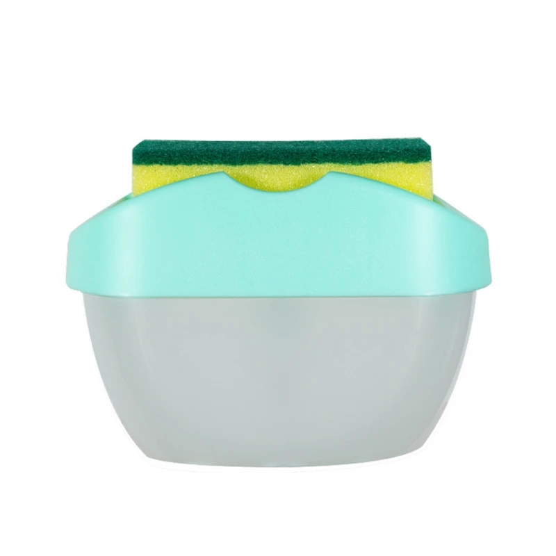 

28EB Kitchen Sponge Brush Soap Dispenser Pump Manual Press Cleaning Liquid Dispenser