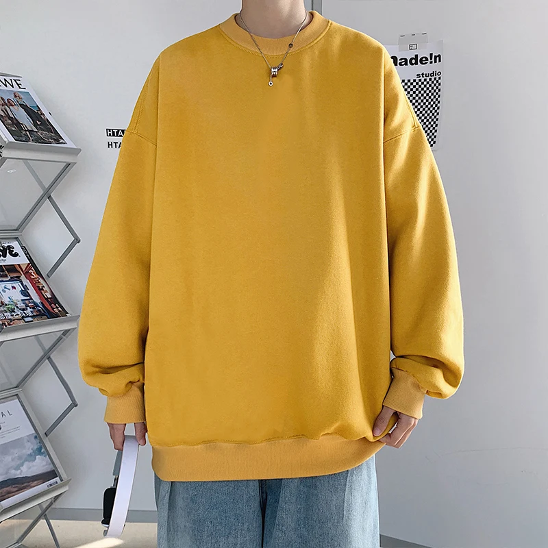 

Fashion Brand Hoodies 2021 Blue White Classic Spring Autumn Hip Hop Loose Casual Men's Sweatshirts Punk Streetwear Clothes