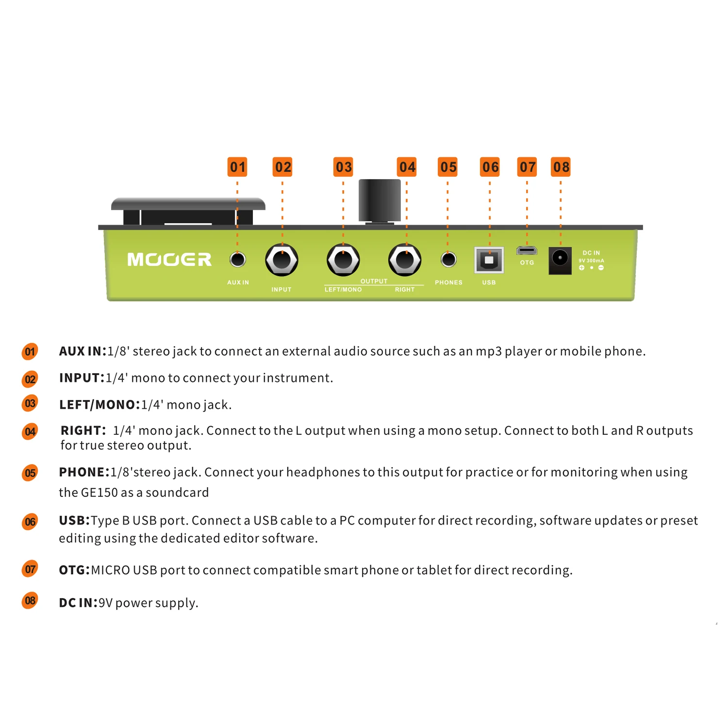 

MOOER GE150, , 55 , 151, 80s Looper 40