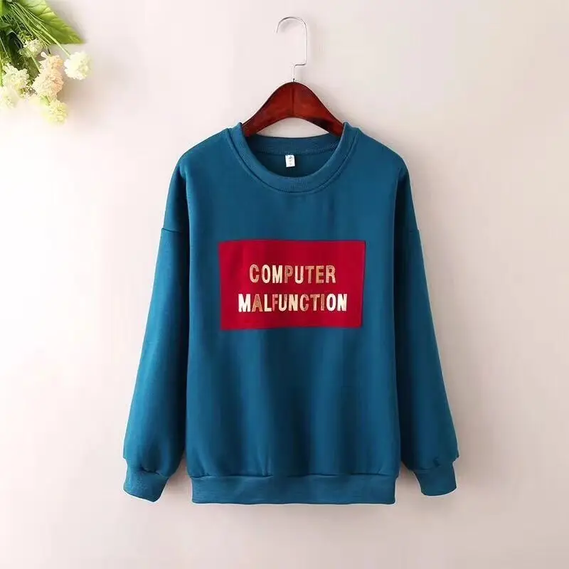 

Women's 2020 new velvet sweater female autumn and winter students Korean style casual loose top