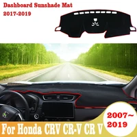 car dashboard avoid light pad instrument platform desk cover mat carpets trim for honda crv cr v cr v 2007 2013 2019 accessories