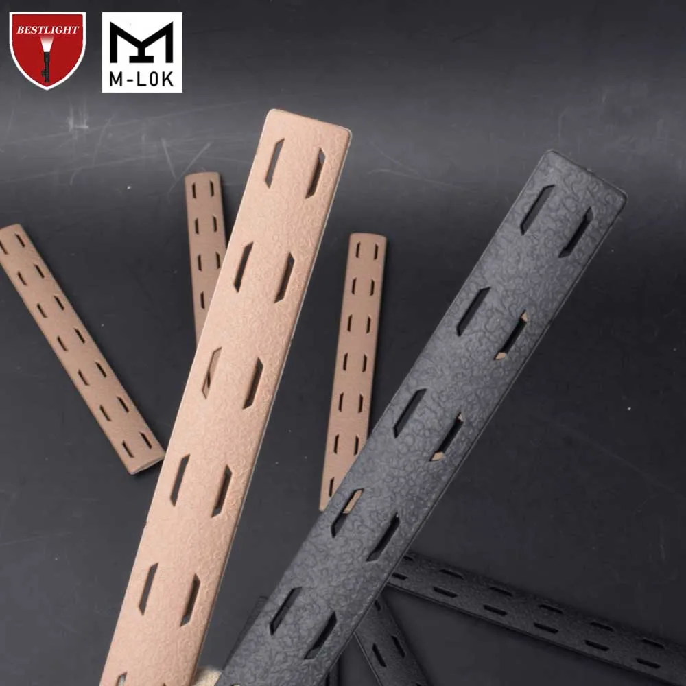 5 шт. BCM M Lok комплект крышек для Mlok Handguard Free Float Airsoft 140*16 мм|Кронштейны и аксессуары