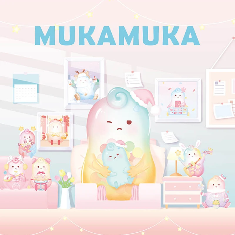 

MUKAMUKA Wish List Blind Box Toy Guessing Bag Caja Ciega Blind Bag Anime Character Cute Desktop Model Birthday Gift Mystery Box