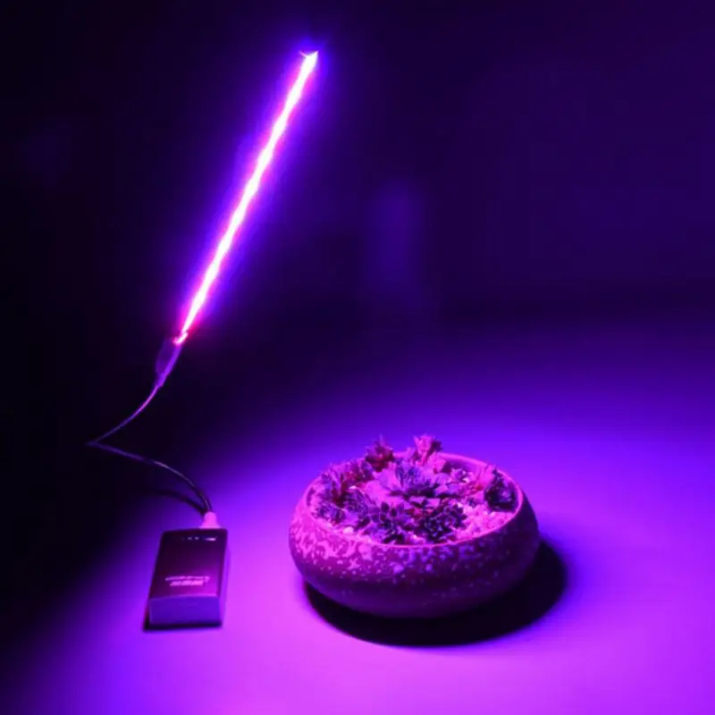 

USB Светодиодная лампа для выращивания растений 5V 2,5 W LED полный спектр светать светильник Алюминий Fitolampy для гидропоники Системы парниковых П...