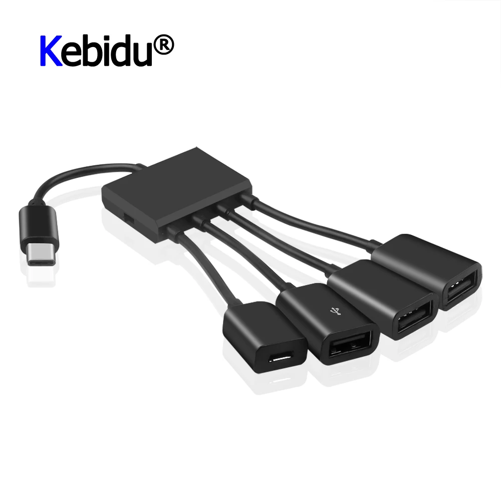 OTG 3/4 порт s Type C 3 1 Hub able Power зарядный концентратор Кабельный соединитель Адаптер
