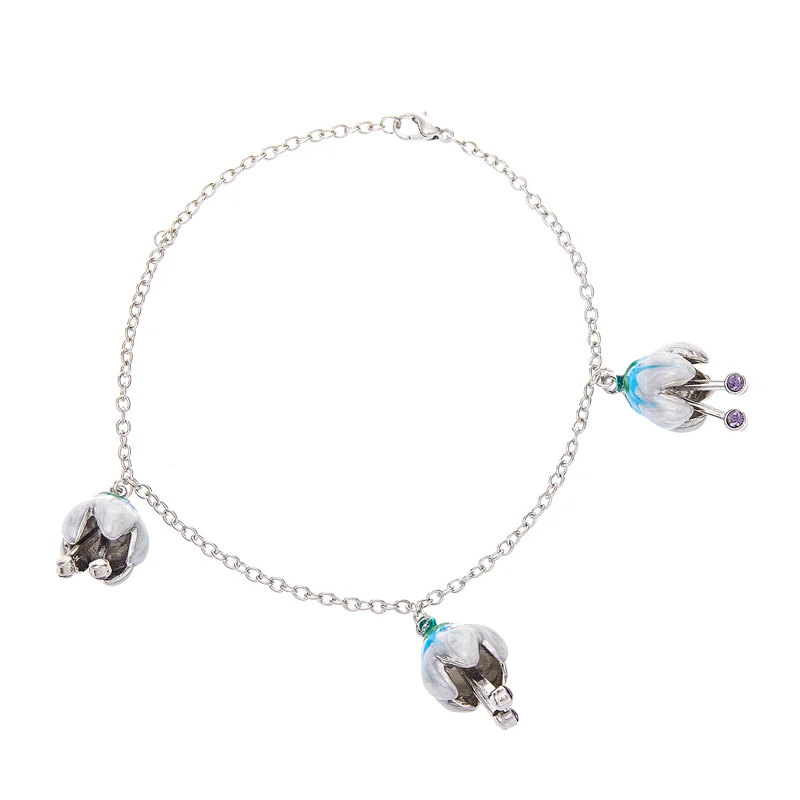 

Light Luxury Delicate Flower Bell Bracelet Valentine's Day Gift Girl Fashion Popular Birthday Gift Jewelry Wholesale