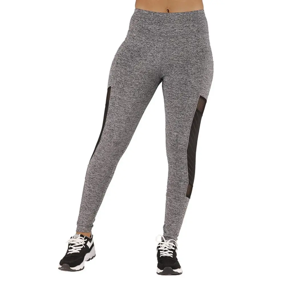 Модные женские штаны с марлевым карманом эластичные брюки для занятий йогой