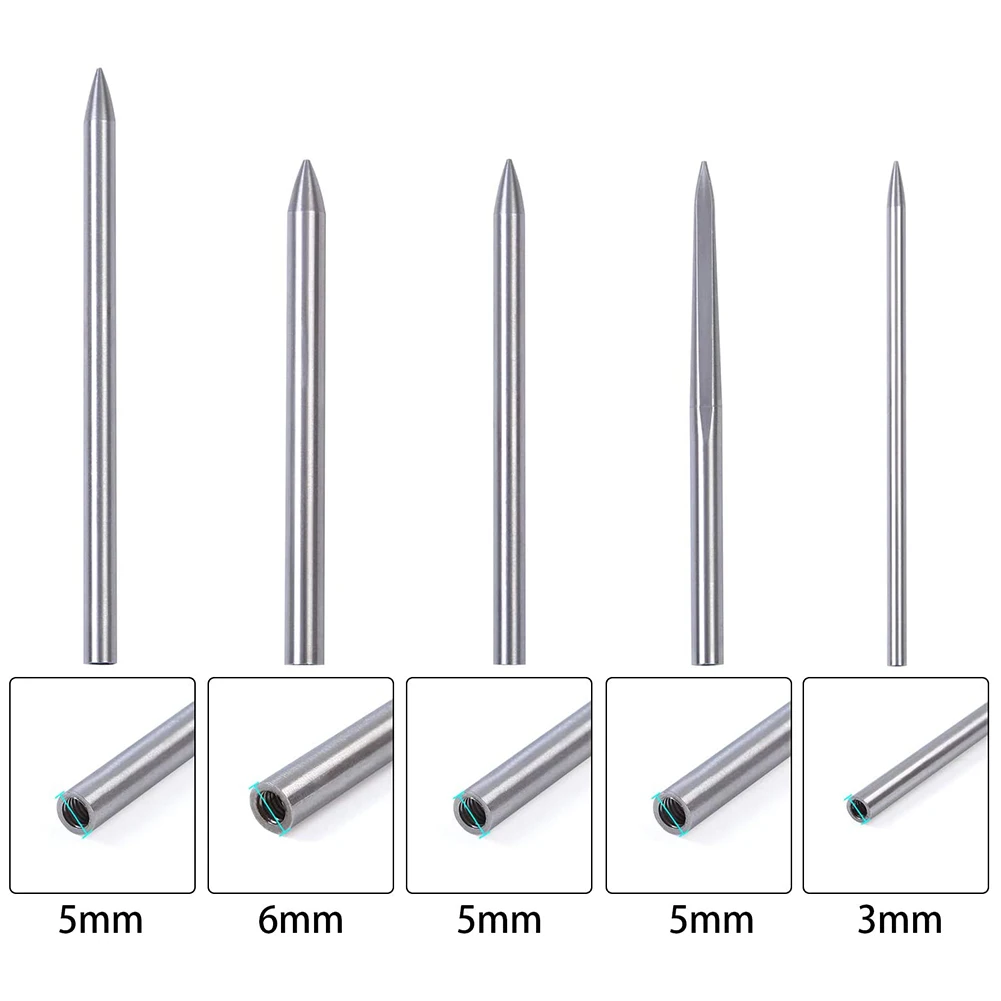 7 упаковка нержавеющая сталь набор игл для сглаживания инструмент с прозрачный