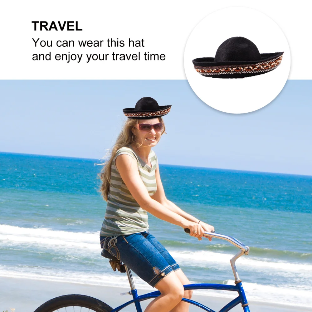 6pcs Hat Design Hair Hoop Funny Headband Adorable Accessory Mini Mexican for Woman Kids Party Festival | Дом и сад