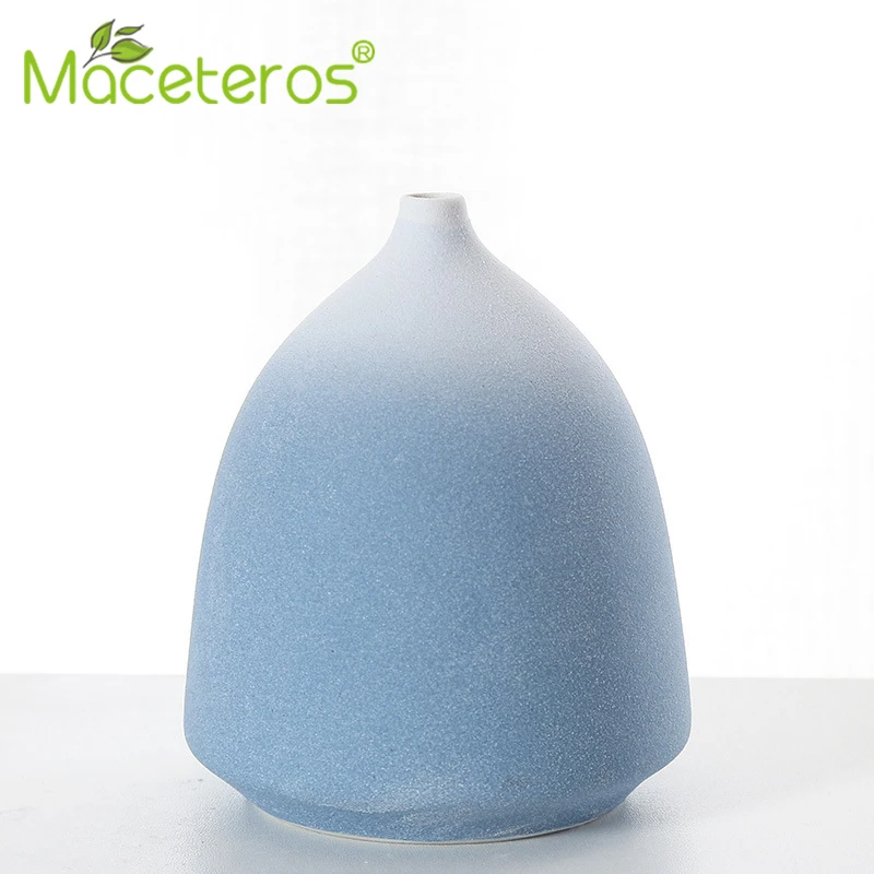 Скандинавская простая керамическая ваза Ins для дома гостиной обеденного стола с