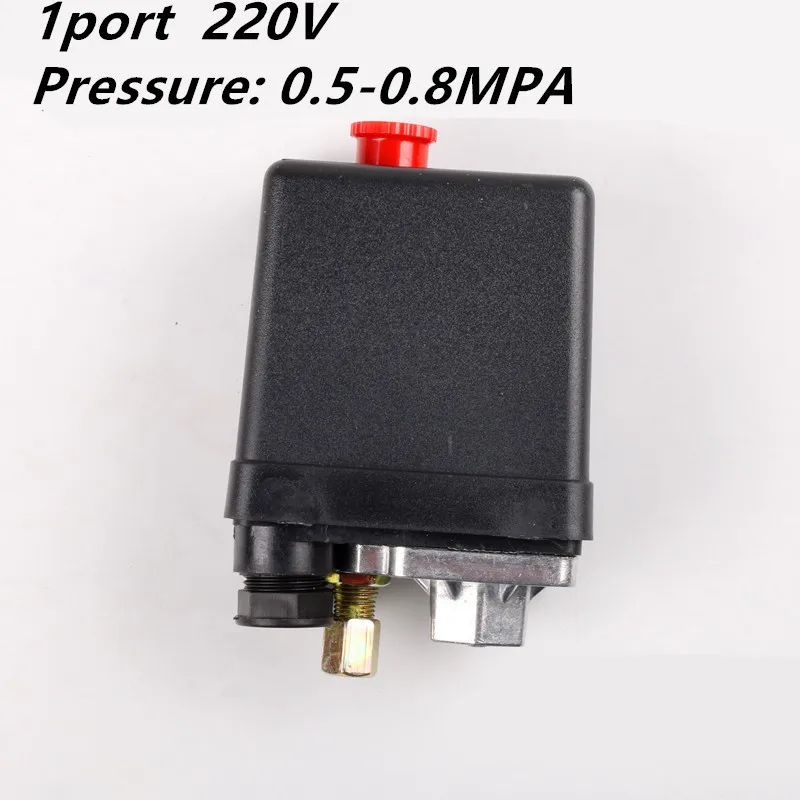 1 фаза 220-240 В 5-8kgs 15A 120PSI 8Bar переключатель давления для воздушного компрессора регулирующий клапан 3 фазы - изображение