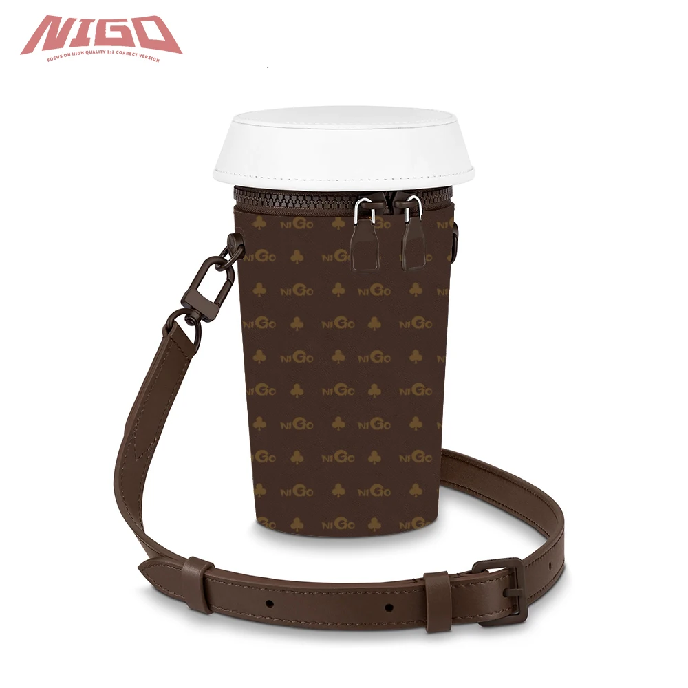 

NIGO Ms 21ss M80812 кофейная сумка для чашки сумка с надписью # nigo8182