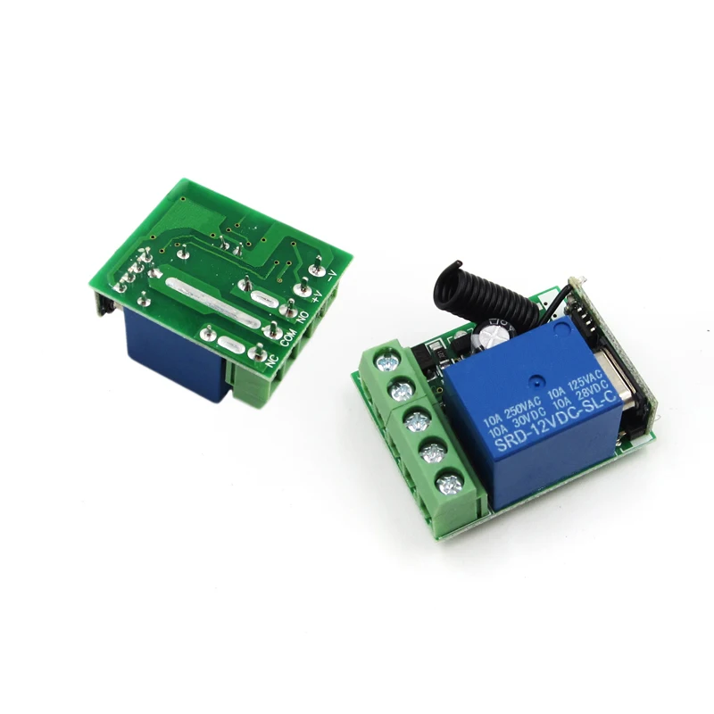 DC 12V 10A 1-канальное беспроводное реле RF дистанционное управление переключатель