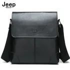 Мужская сумка через плечо JEEP BULUO, винтажная Повседневная сумка из искусственной кожи, в стиле ретро