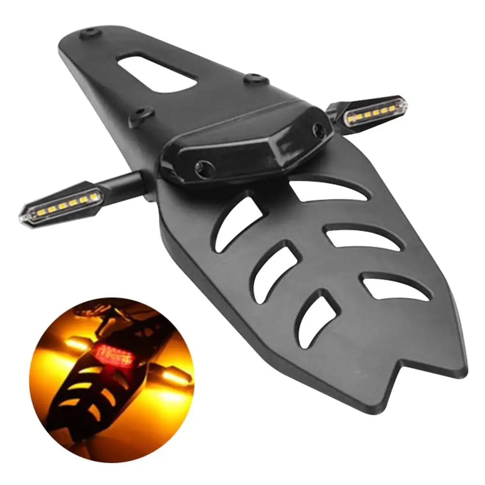 

Universal Motorcycle Dirt Bike Rear LED Fender Brake Tail Turn Signal Light Lamp