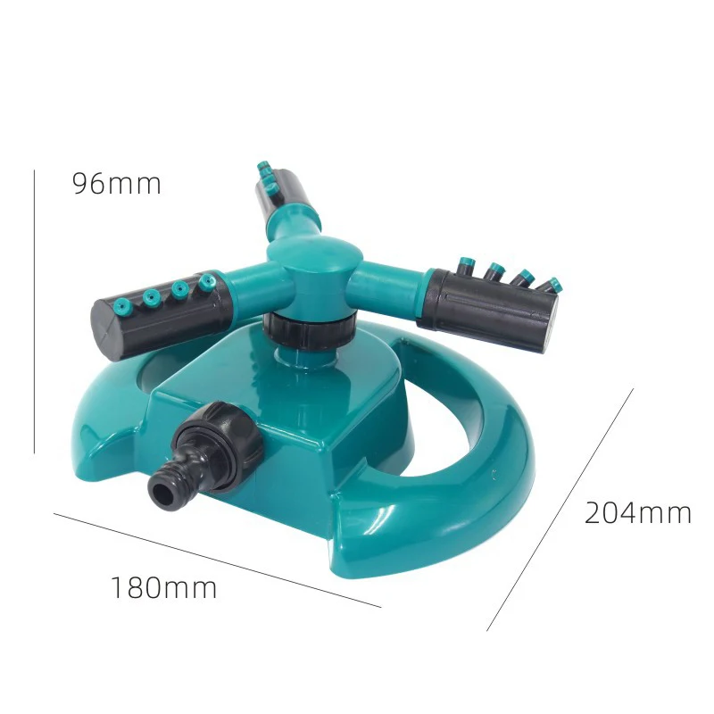 Садовые спринклеры автоматический полив травы газон 360 градусов 3 сопла круг