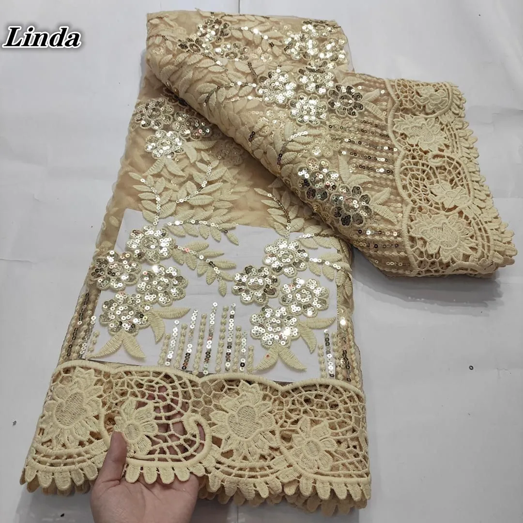 

Кружевная ткань, сетчатые блестки, молочный шелк, желтый цвет, французский, Африканский, нигерийский новейший дизайн, высокое качество, тюль...