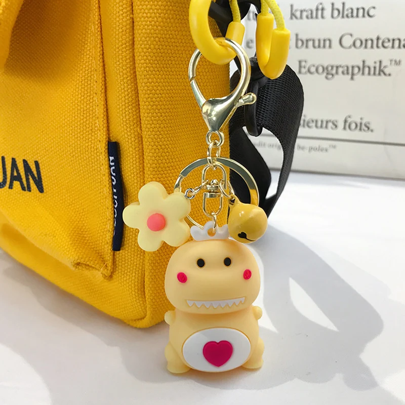 Креативный большой рот брелок для ключей динозавры тренд Мультфильм школьная